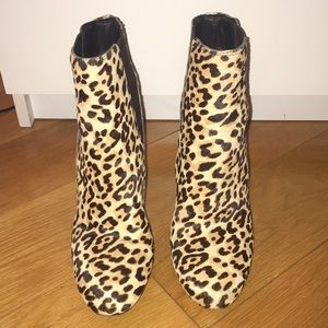 Sam Edelman leopard booties